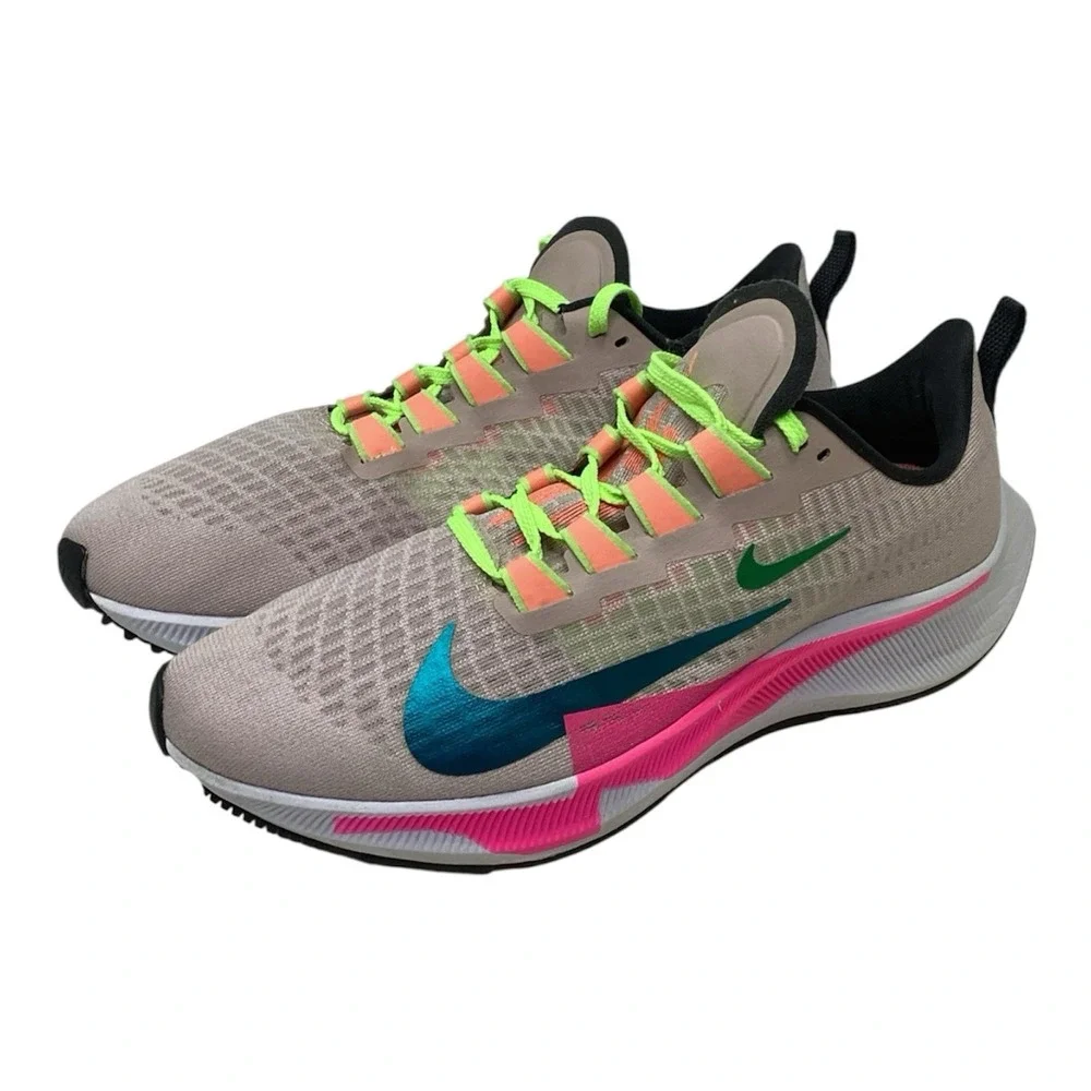 Nike Womens Air Zoom Pegasus 37 CQ9977-600 Pink Running Shoes Sneakers Size 8.5